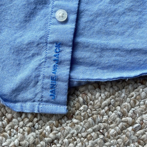 EUC Janie & Jack Long-sleeved button down shirt - Picture 3 of 3